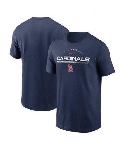 Men's Navy St. Louis Cardinals Team Engineered Performance T-shirt $20.50 T-Shirts