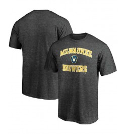 Men's Charcoal Milwaukee Brewers Heart Soul T-shirt $16.00 T-Shirts