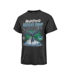 Men's Black Hartford Whalers Tradition Vintage-Like Tubular T-shirt $22.00 T-Shirts