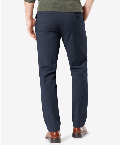 Men's Workday Smart 360 Flex Straight Fit Khaki Stretch Pants Blue $29.90 Pants