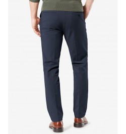 Men's Workday Smart 360 Flex Straight Fit Khaki Stretch Pants Blue $29.90 Pants