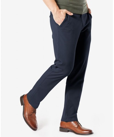 Men's Workday Smart 360 Flex Straight Fit Khaki Stretch Pants Blue $29.90 Pants