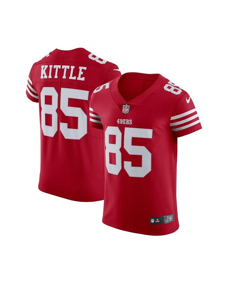 Men's George Kittle Scarlet San Francisco 49ers Vapor Elite Jersey $83.52 Jersey