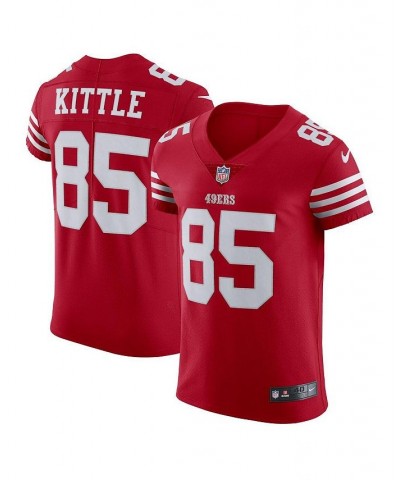 Men's George Kittle Scarlet San Francisco 49ers Vapor Elite Jersey $83.52 Jersey