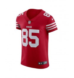 Men's George Kittle Scarlet San Francisco 49ers Vapor Elite Jersey $83.52 Jersey