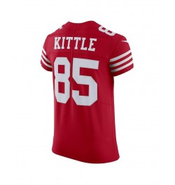 Men's George Kittle Scarlet San Francisco 49ers Vapor Elite Jersey $83.52 Jersey