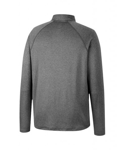 Men's Heathered Gray Clemson Tigers Earth First Raglan Quarter-Zip Windshirt $29.40 Sweatshirt