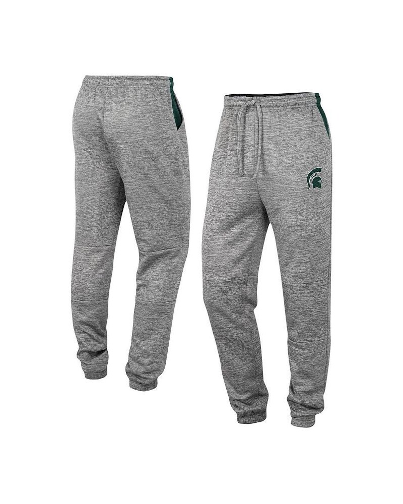 Men's Gray Michigan State Spartans Worlds to Conquer Sweatpants $28.20 Pants