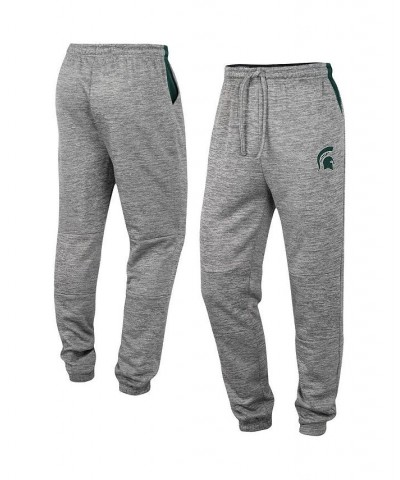 Men's Gray Michigan State Spartans Worlds to Conquer Sweatpants $28.20 Pants