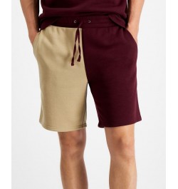 Men's Colorblocked Shorts Red $15.64 Shorts