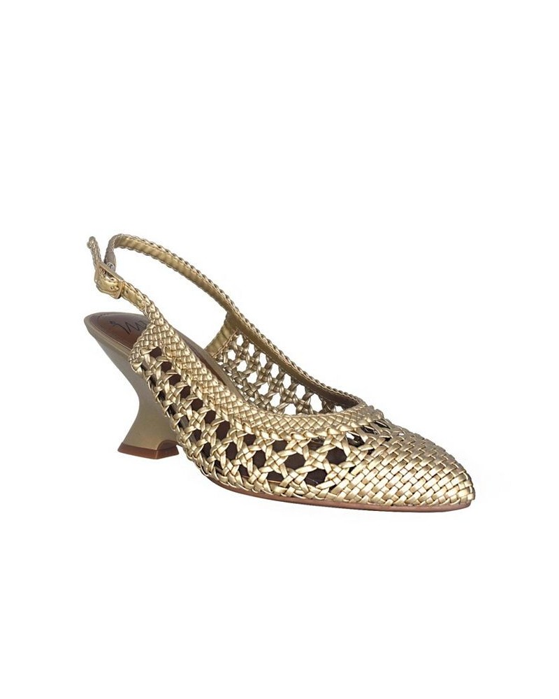 Women's Velika Woven Pump Ivory/Cream $40.85 Shoes