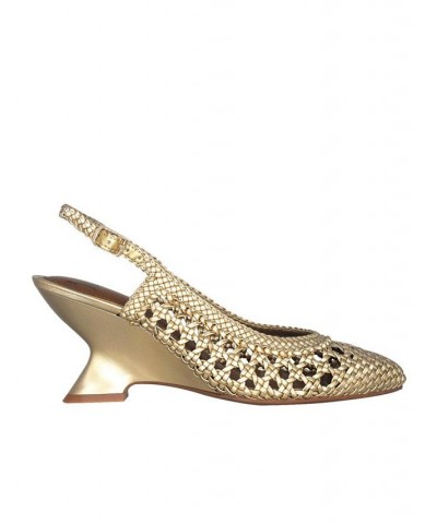 Women's Velika Woven Pump Ivory/Cream $40.85 Shoes