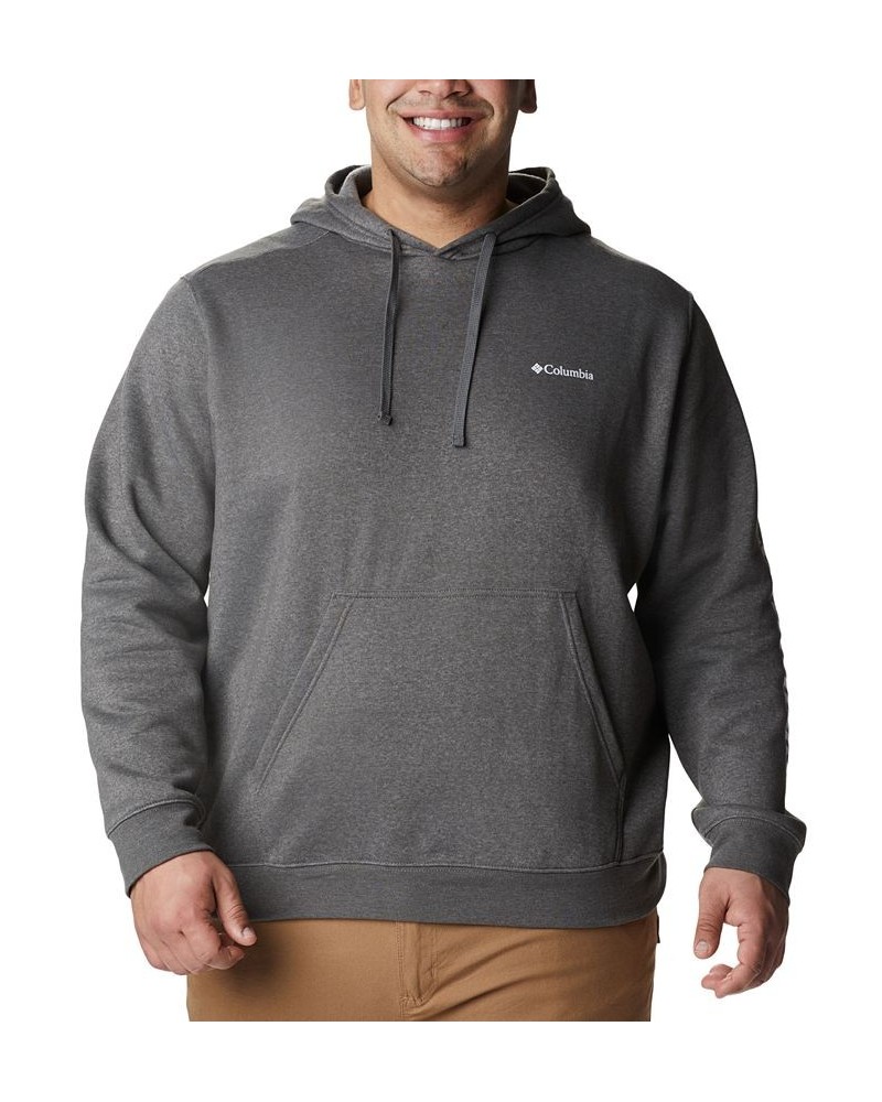 Men's Big & Tall Trek Hoodie Gray $18.70 Sweatshirt