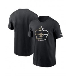 Men's Black New Orleans Saints Essential Local Phrase T-shirt $15.12 T-Shirts