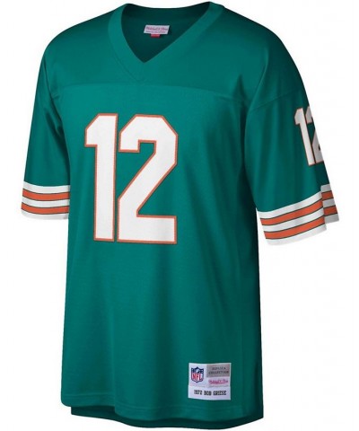 Men's Bob Griese Aqua Miami Dolphins Legacy Replica Jersey Blue $59.50 Jersey