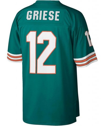 Men's Bob Griese Aqua Miami Dolphins Legacy Replica Jersey Blue $59.50 Jersey