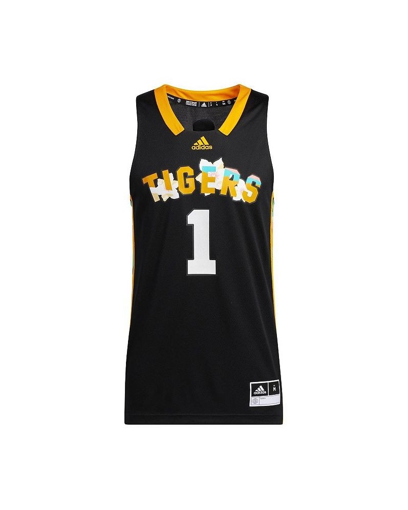 Men's Black Grambling Tigers Honoring Black Excellence Replica Basketball Jersey $42.00 Jersey