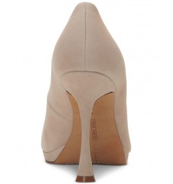 Women's Puntolis Sliver Platform Pumps Tan/Beige $54.18 Shoes