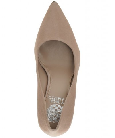 Women's Puntolis Sliver Platform Pumps Tan/Beige $54.18 Shoes