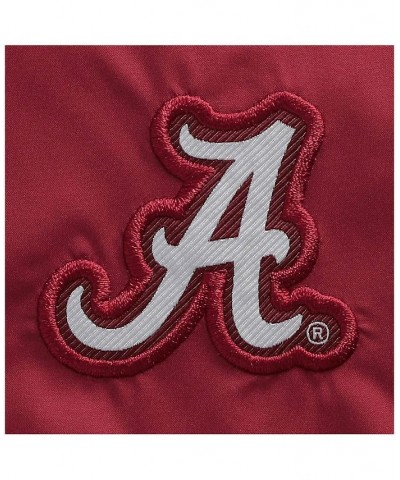 Men's Crimson Alabama Crimson Tide Coaches Half-Zip Pullover Jacket $41.59 Jackets