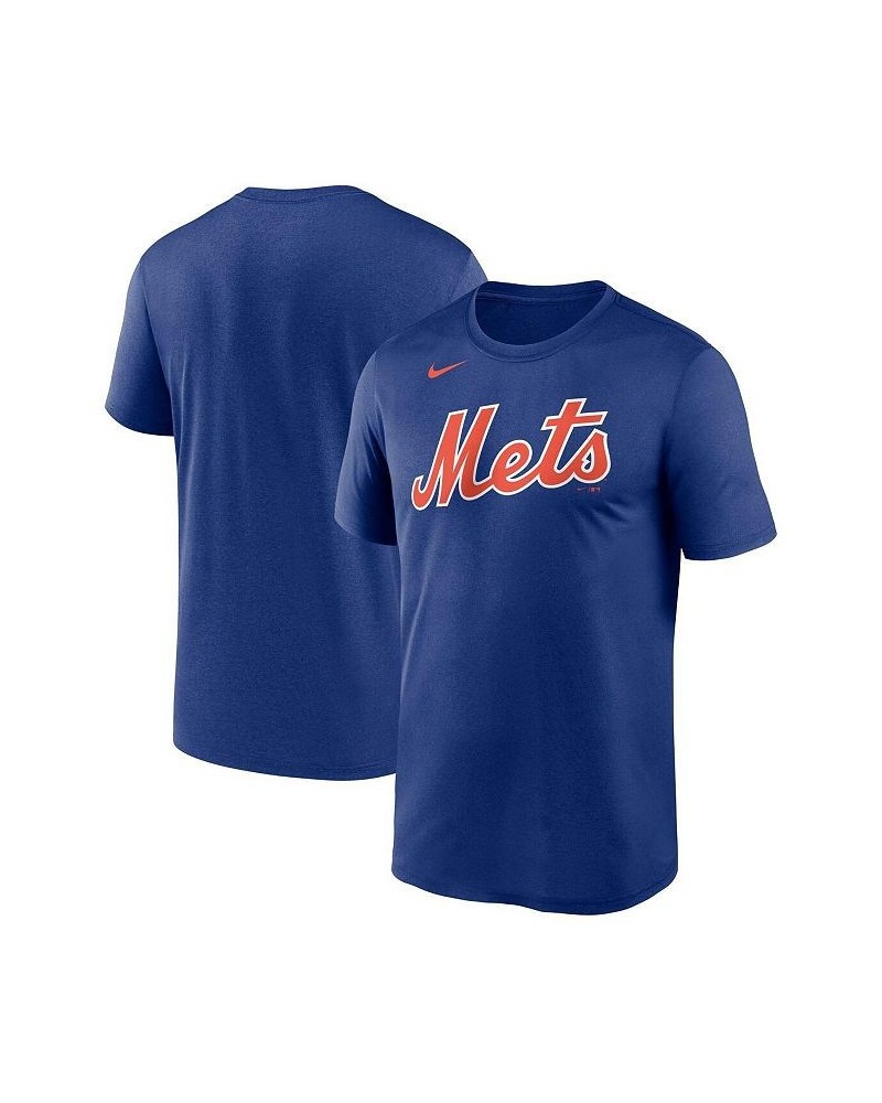 Men's Royal New York Mets Wordmark Legend Performance Big and Tall T-shirt $23.50 T-Shirts