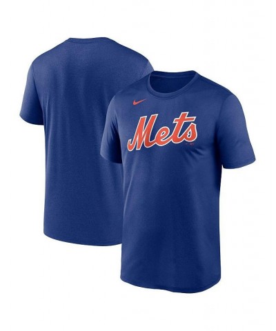 Men's Royal New York Mets Wordmark Legend Performance Big and Tall T-shirt $23.50 T-Shirts