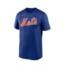 Men's Royal New York Mets Wordmark Legend Performance Big and Tall T-shirt $23.50 T-Shirts