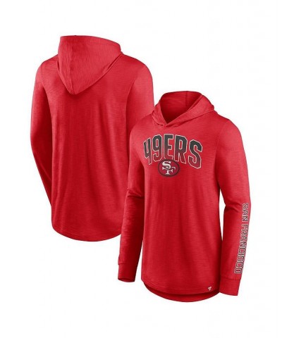 Men's Branded Scarlet San Francisco 49ers Front Runner Pullover Hoodie $29.06 Sweatshirt