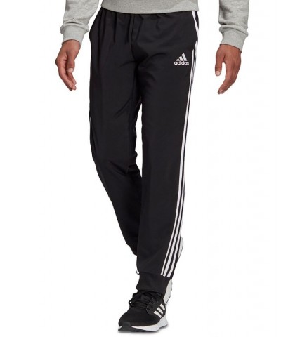 Men's AEROREADY Essentials 3-Stripes Woven Jogger Black $24.00 Pants