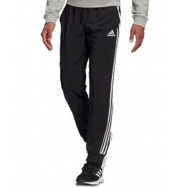 Men's AEROREADY Essentials 3-Stripes Woven Jogger Black $24.00 Pants