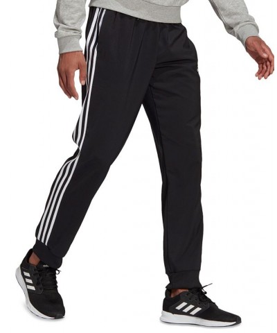 Men's AEROREADY Essentials 3-Stripes Woven Jogger Black $24.00 Pants