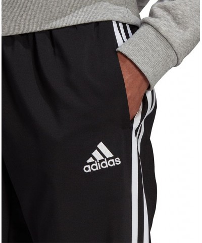 Men's AEROREADY Essentials 3-Stripes Woven Jogger Black $24.00 Pants