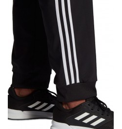 Men's AEROREADY Essentials 3-Stripes Woven Jogger Black $24.00 Pants