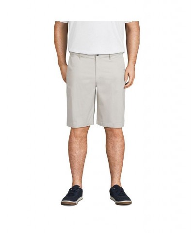 Men's Big 11 Inch Comfort Waist Comfort First Knockabout Chino Shorts Gray $32.18 Shorts