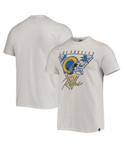 Men's White Los Angeles Rams Team Franklin T-shirt $19.60 T-Shirts