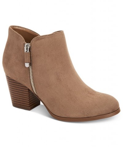 Masrinaa Ankle Booties Tan/Beige $43.86 Shoes