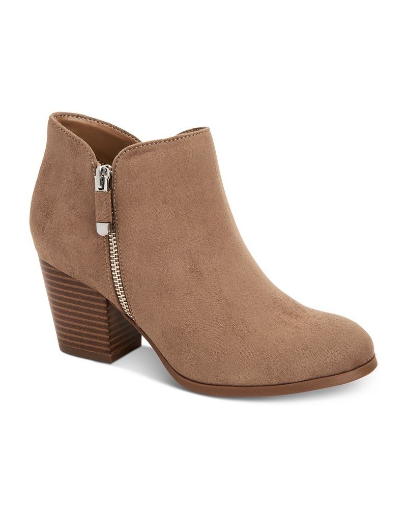 Masrinaa Ankle Booties Tan/Beige $43.86 Shoes