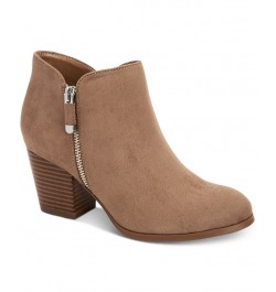 Masrinaa Ankle Booties Tan/Beige $43.86 Shoes