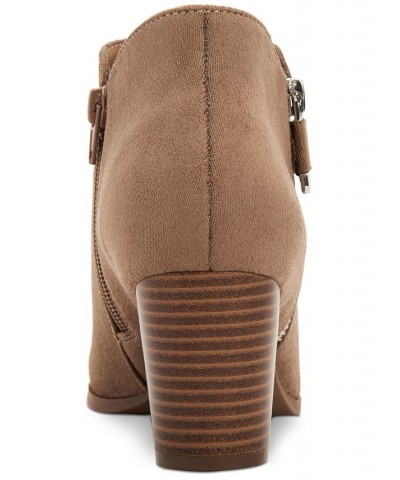 Masrinaa Ankle Booties Tan/Beige $43.86 Shoes