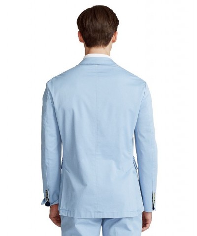 Men's Polo Unconstructed Chino Suit Jacket Blue $95.46 Blazers