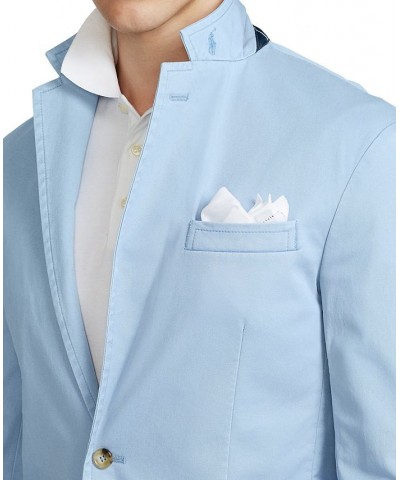 Men's Polo Unconstructed Chino Suit Jacket Blue $95.46 Blazers