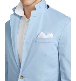 Men's Polo Unconstructed Chino Suit Jacket Blue $95.46 Blazers