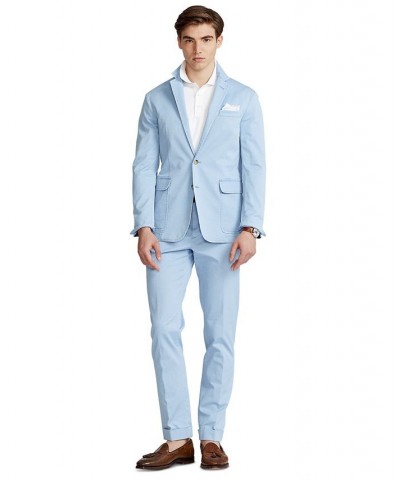 Men's Polo Unconstructed Chino Suit Jacket Blue $95.46 Blazers