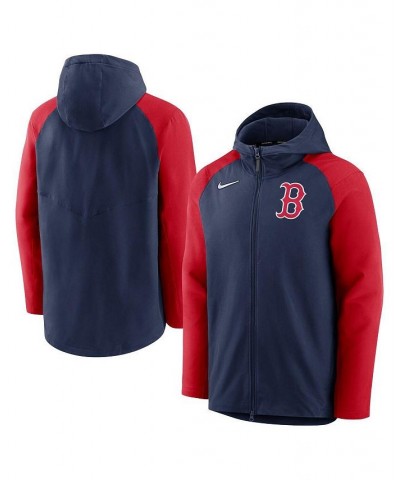 Men's Navy and Red Boston Red Sox Authentic Collection Full-Zip Hoodie Performance Jacket $45.90 Sweatshirt