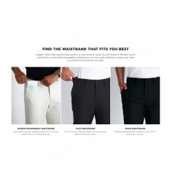 Men's Active Series Slim-Fit Stretch Solid Casual Pants Black $30.24 Pants