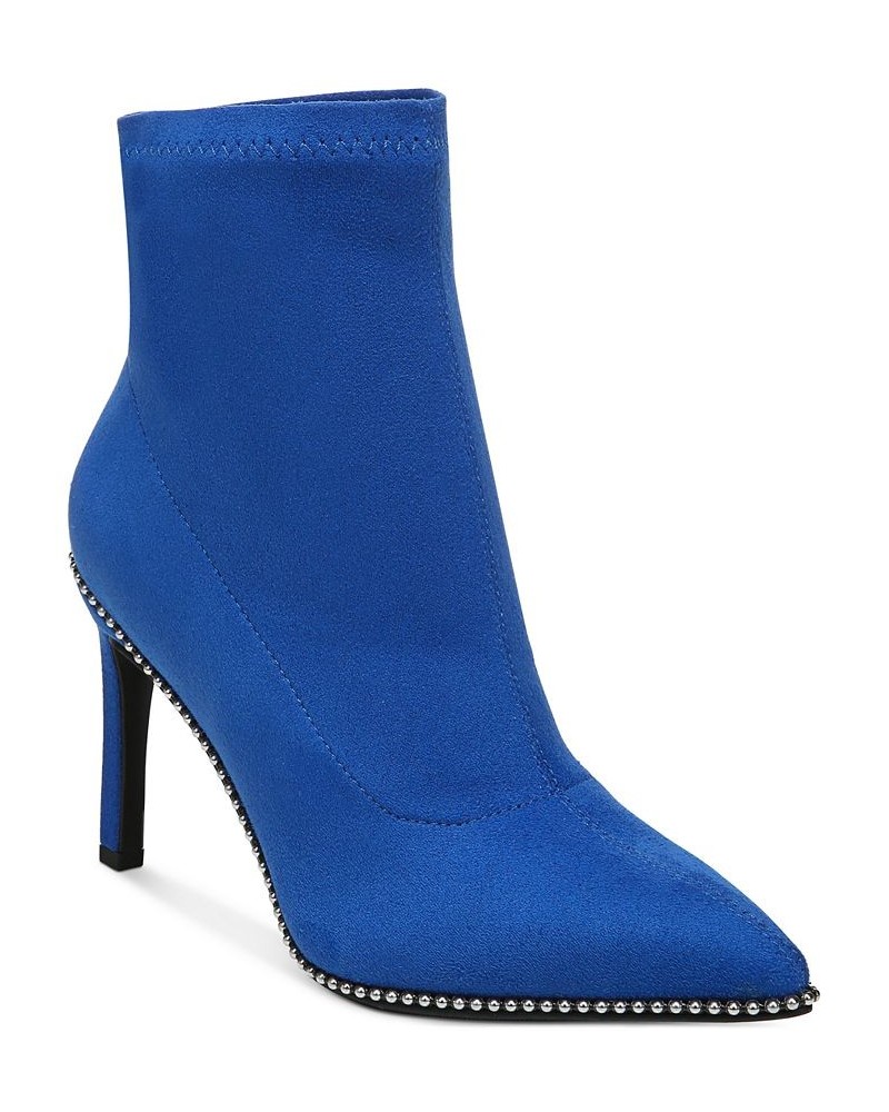 Women's Melanay Booties Blue $24.26 Shoes