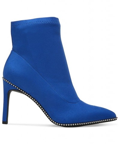 Women's Melanay Booties Blue $24.26 Shoes