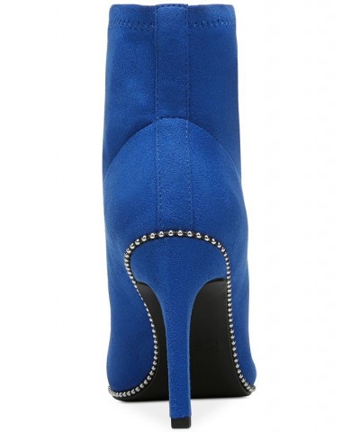 Women's Melanay Booties Blue $24.26 Shoes