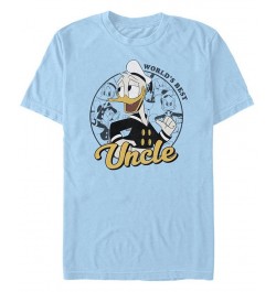 Men's Duck Tales Donald Duck Uncle Short Sleeve T-shirt Blue $20.29 T-Shirts