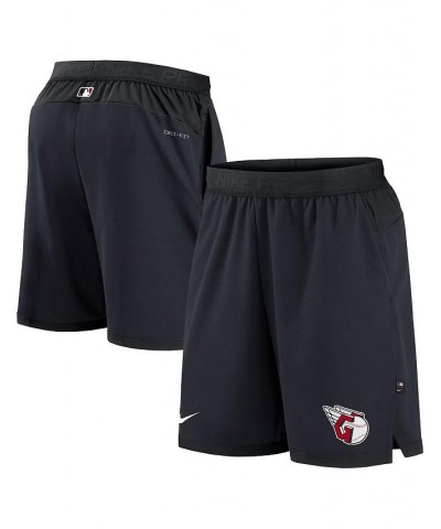 Men's Navy Cleveland Guardians Authentic Collection Flex Vent Performance Shorts $37.09 Shorts